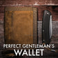 Captain Mens Wallet in Coyote Combat Leather for Comfort and Durability - Chief Miller Apparel