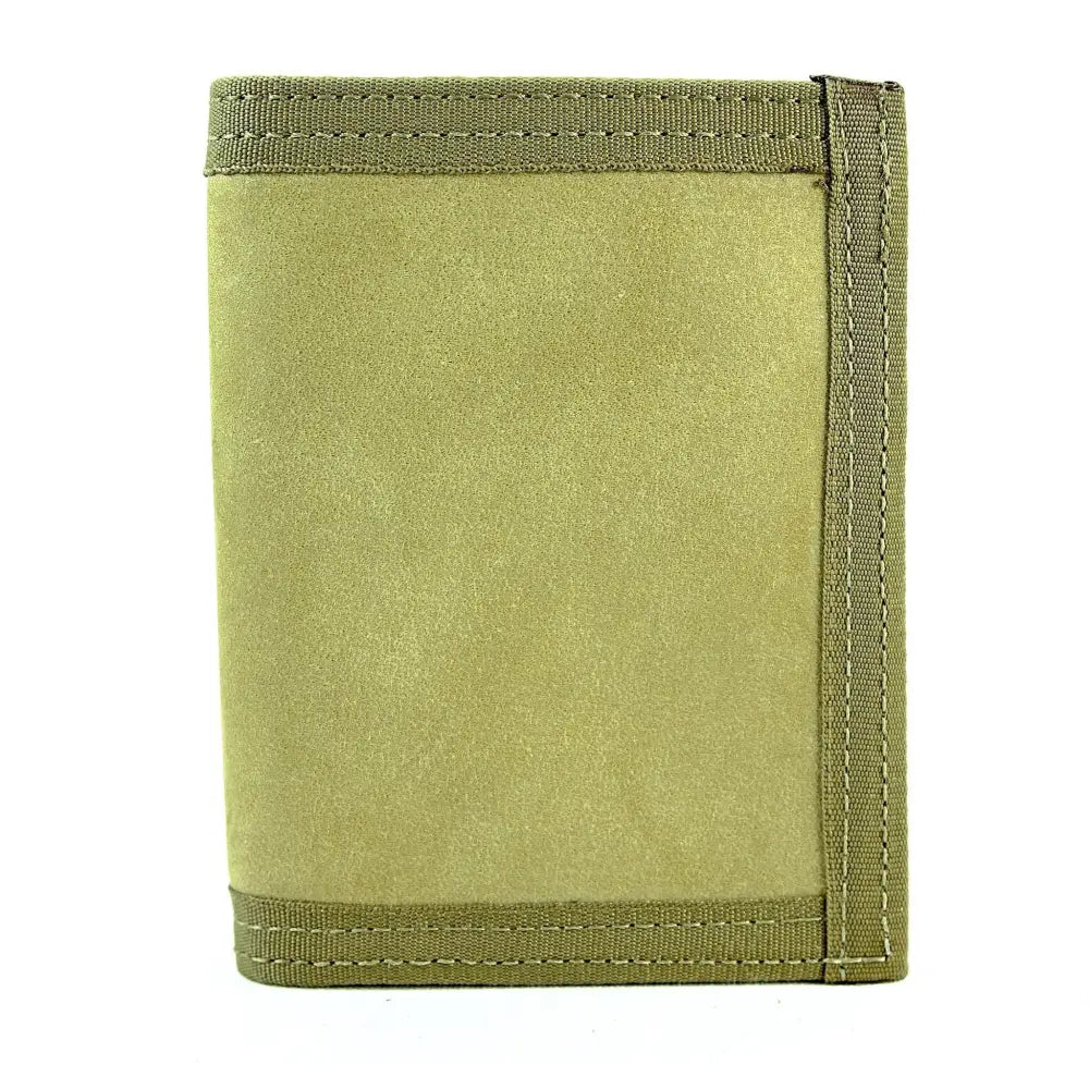 Chief Miller Wallet Captain Mens Wallet in Coyote Combat Leather for Comfort and Durability Apparel