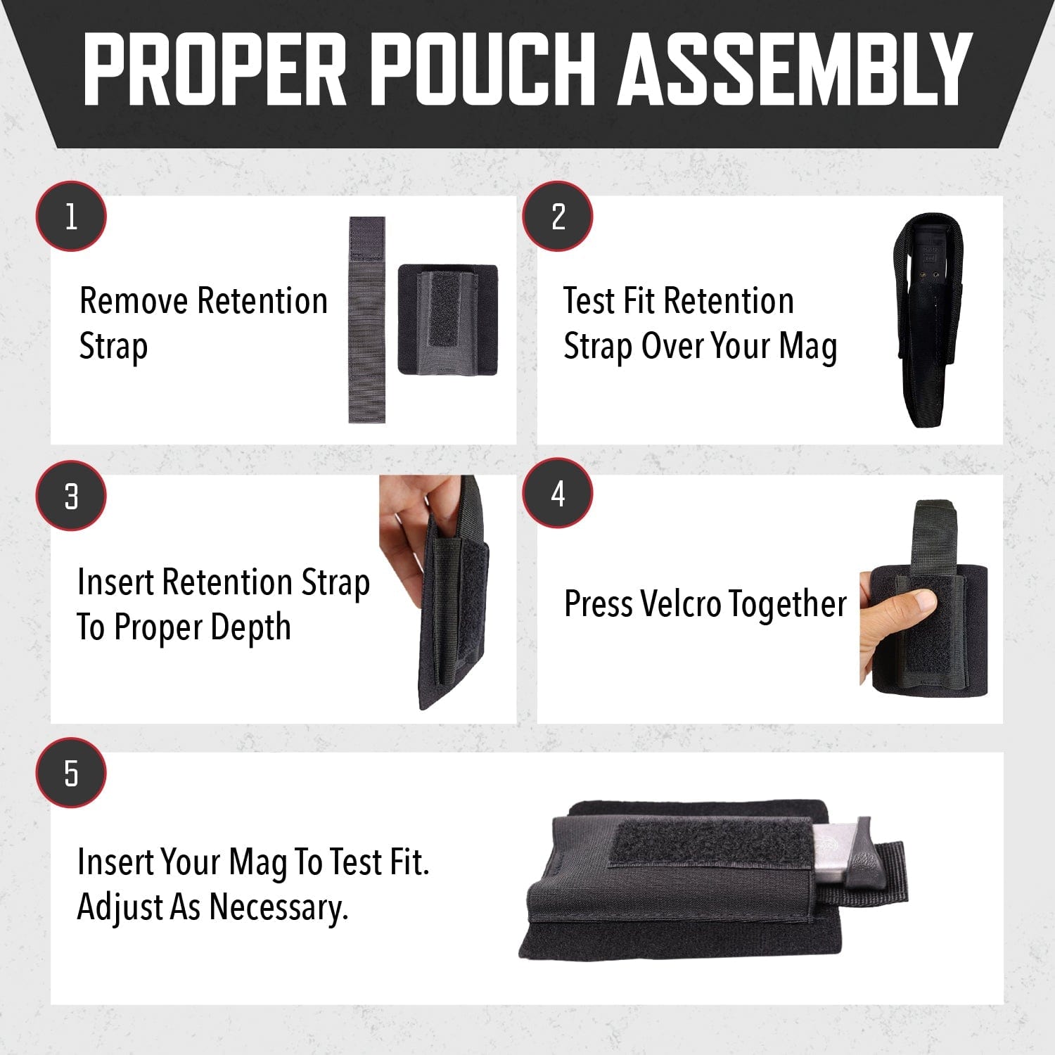 Chief Miller Accessories Ultimate Spare Magazine Pouch for Belly Band Holster Apparel