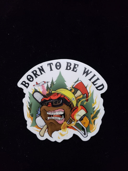Chief Miller Born To Be Wild -  Helmet Decal Apparel