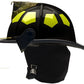 Chief Miller Bullard | UST Super Lightweight Helmet with 4″ Face Shield and 6″ Brass Eagle Apparel