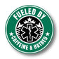 Chief Miller Caffeine & Hatred Sticker Apparel