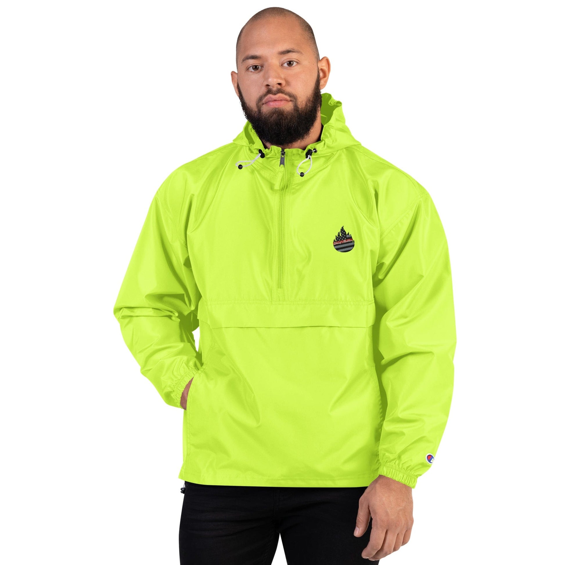 Chief Miller Chief Miller Embroidered Champion Packable Jacket Apparel