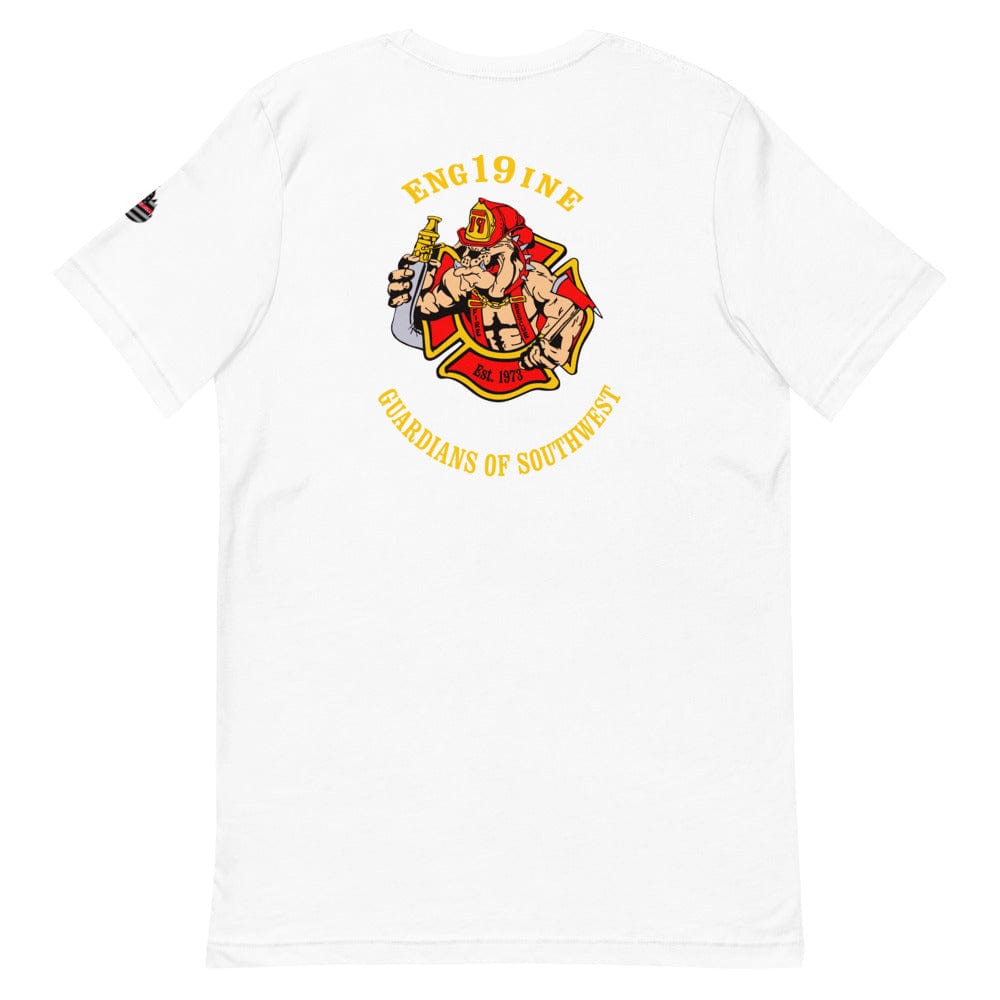 Chief Miller Engine 19 Front and Back logo Short-Sleeve Unisex T-Shirt Apparel