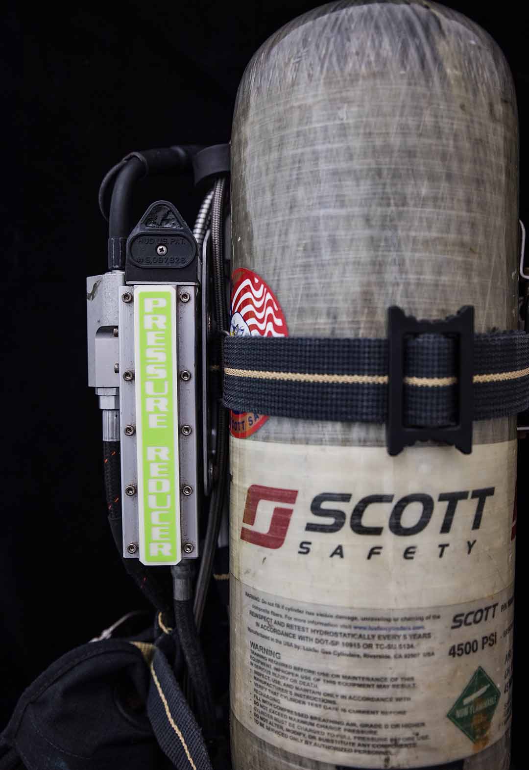Chief Miller IdentiFire™ Pressure Reducer Decal for 3M™ Scott™ Air-Pak™ SCBA Apparel
