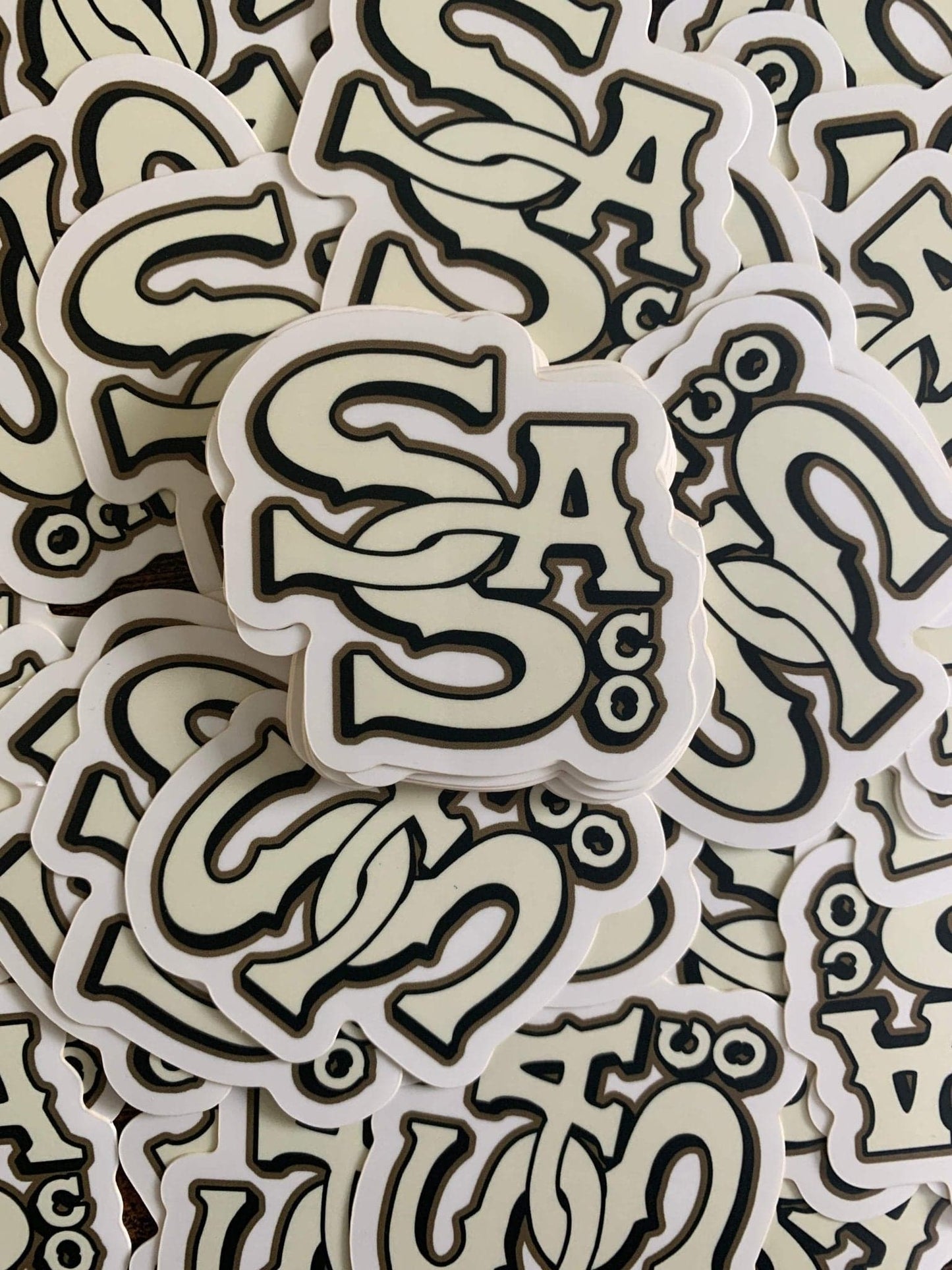 Chief Miller Letter Stack SS Sticker Apparel