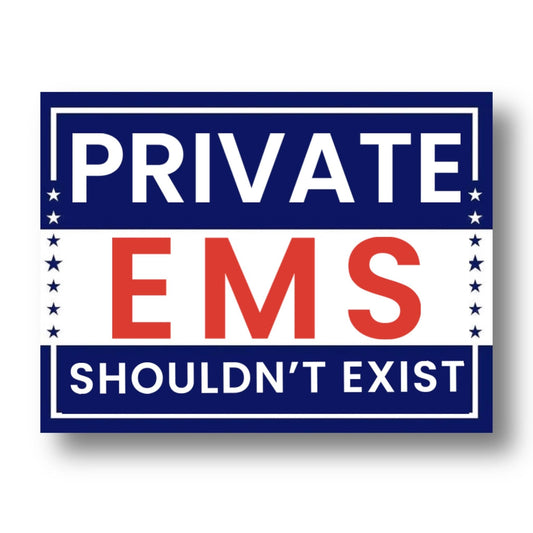Chief Miller Private EMS sticker Apparel