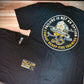 Chief Miller Shortsleeve Black Soft T-shirt - Large Logo on the Back Apparel