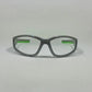 Chief Miller SILVER & GREEN ULTRAFLEX (CLEAR) SAFETY GLASSES WITH HARD CASE Apparel