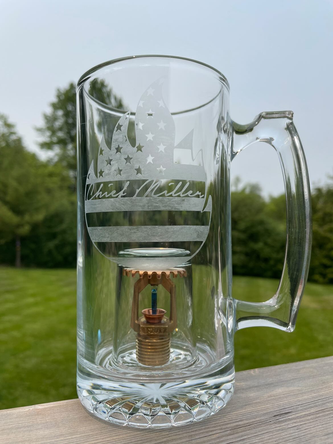 Chief Miller Sprinkler Beer Mug Apparel