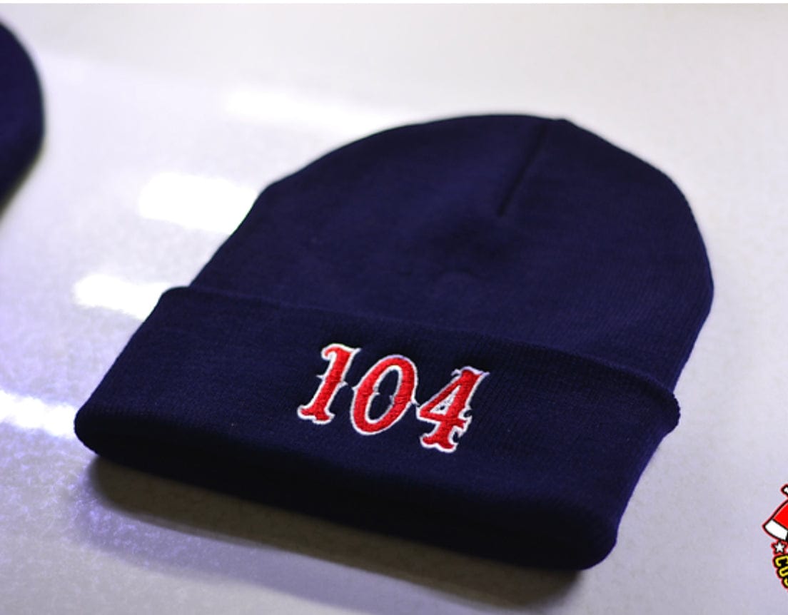 Chief Miller Station Number - Two Color - Beanie Apparel