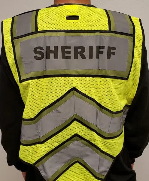 Chief Miller ULTRABRIGHT OLIVE - SHERIFF PUBLIC SAFETY VEST Apparel