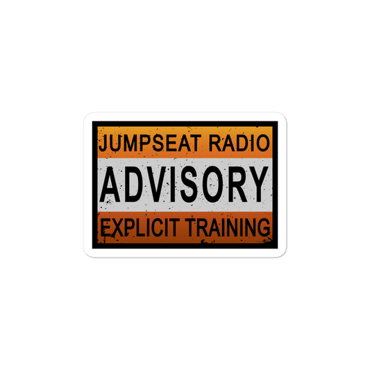 Chief Miller Decal Jumpseat Radio Advisory Explicit Training Die Cut Stickers Apparel