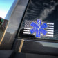 Chief Miller Decal Paramedic Flag - Decal Apparel