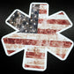 Chief Miller Decal STAR OF LIFE RWB American Flag - Decal Apparel