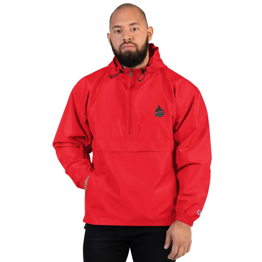 Chief Miller Embroidered Champion Packable Jacket - Chief Miller Apparel