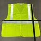 Chief Miller Employee Apparel ASN INC Yellow Reflective Safety Vest Unisex Sz-3XL Neon Yellow 1409227 (New) Apparel
