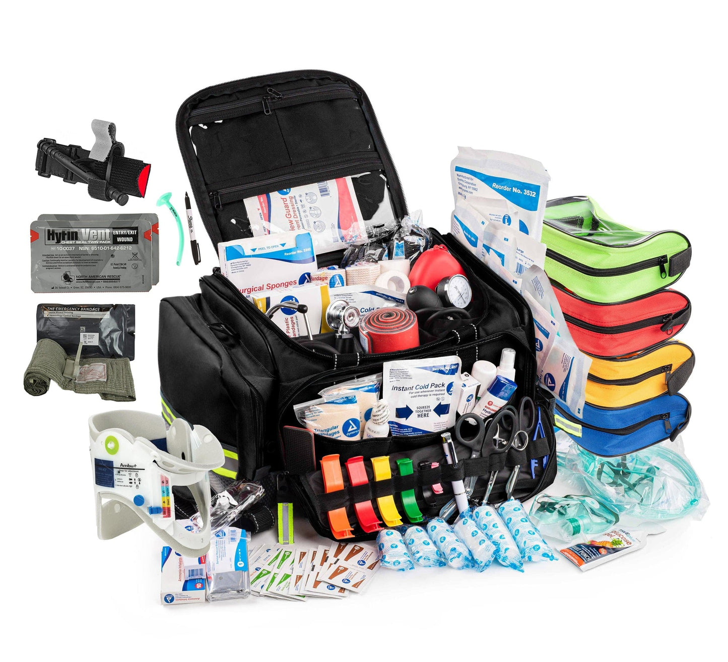 Chief Miller First Aid Kits Scherber Premium First Responder Trauma Kit W/Bleeding Control - Fully Stocked Apparel