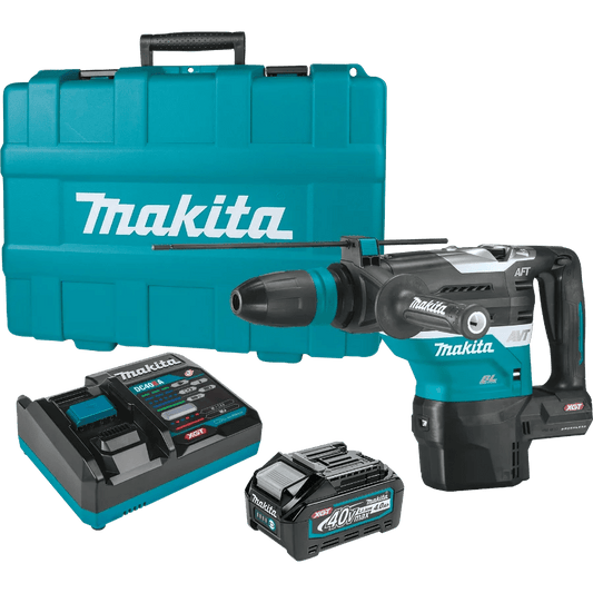 Chief Miller Handheld Power Drills Makita GRH05M1 40V max XGT® Brushless 1‑9/16" SDS‑MAX AVT® Rotary Hammer Kit, AFT®, AWS® Capable (4.0Ah) Apparel