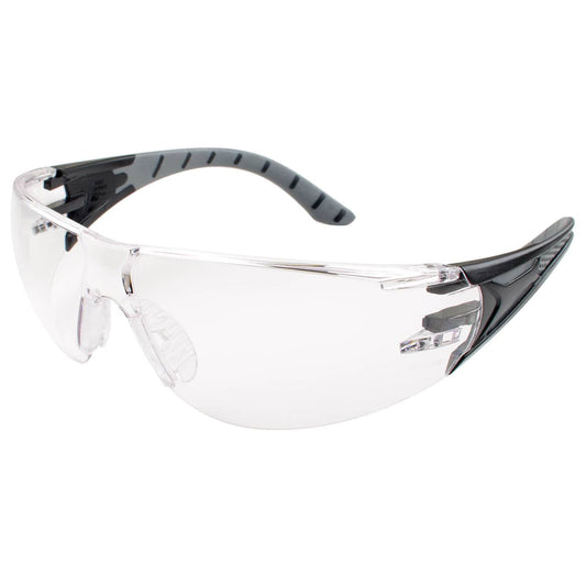 Chief Miller Protective Eyewear METEL M50 Safety Glasses Lightweight, Flexible Temples, Soft Nose, Multiple Lens Options Apparel