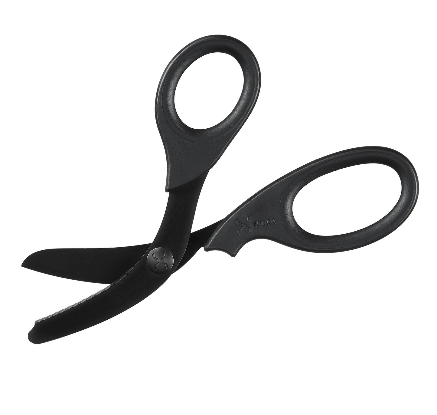 Chief Miller Shears XShear 7.5” Heavy Duty Trauma Shears. All Black Handles, Black Titanium Coated Stainless Steel Blades, For the Professional Emergency Provider Apparel