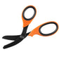 Chief Miller Shears XShear 7.5” Heavy Duty Trauma Shears. Orange & Black Handles, Black Titanium Coated Stainless Steel Blades, For the Professional Emergency Provider Apparel