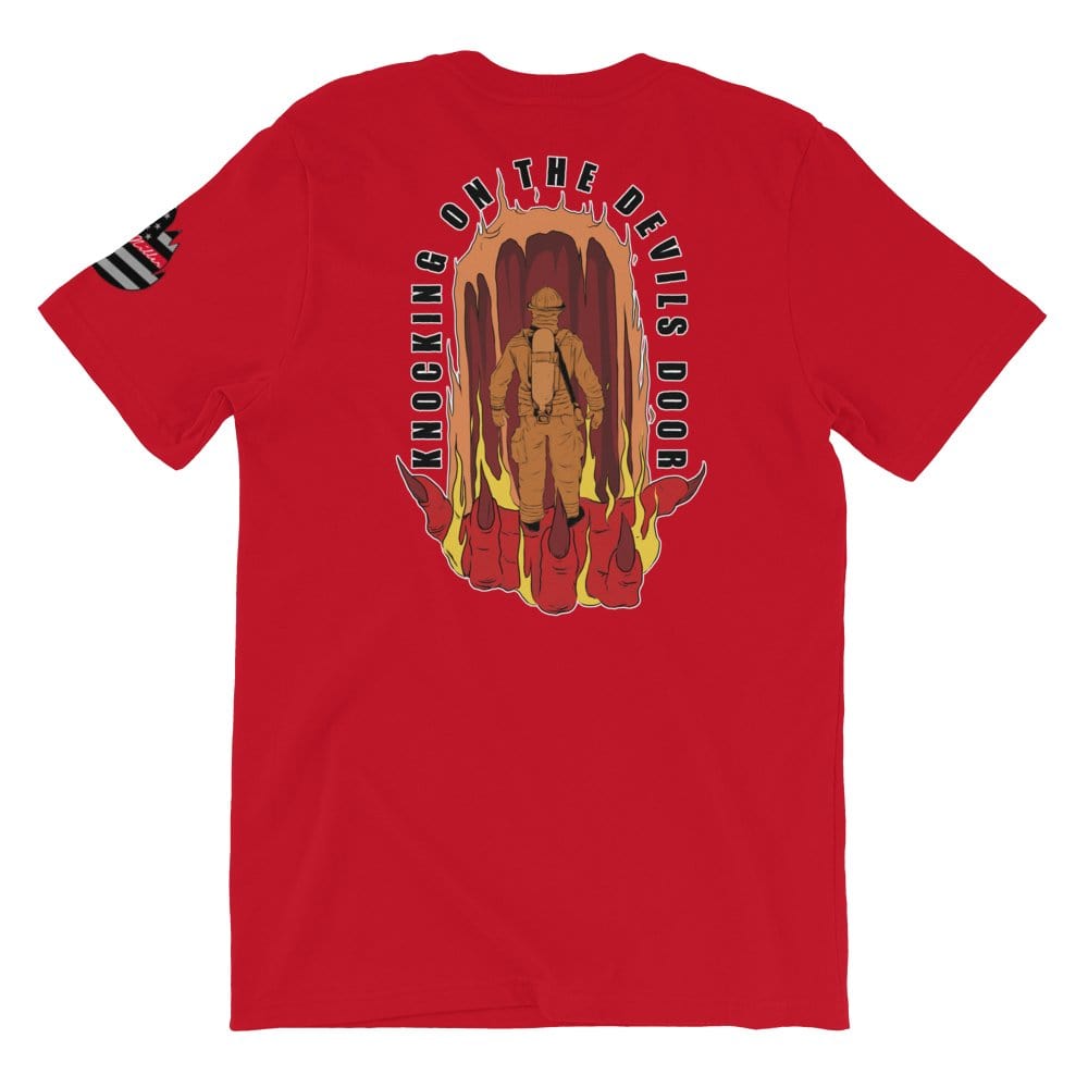 Chief Miller Shirt Knocking On The Devils Door - Short Sleeve (Logo on back) Apparel