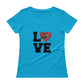 Chief Miller Shirt Love Heart Scoopneck T-Shirt Apparel
