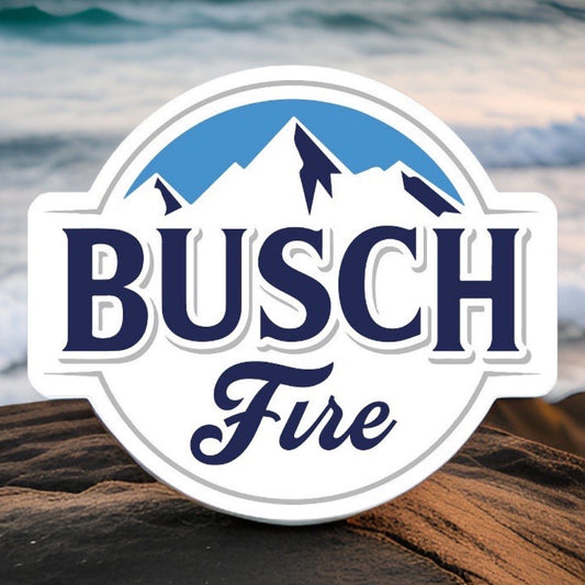 Chief Miller Stickers Busch Fire Sticker Apparel