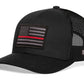 Chief Miller Trucker Hat Thin Red Line Trucker Hat  |  Black Fire Snapback Apparel
