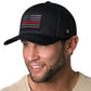 Chief Miller Trucker Hat Thin Red Line Trucker Hat  |  Black Fire Snapback Apparel