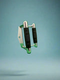 SFE Double D-Handle with ergonomic rubber handgrips and chrome-plated finish