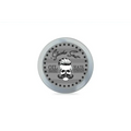Circular container of Pursuit Hair Pomade with skull logo and stars, shiny strong hold