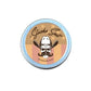 Circular logo of Cowboy - Medium Hold Moustache & Beard Wax featuring a cartoon skull