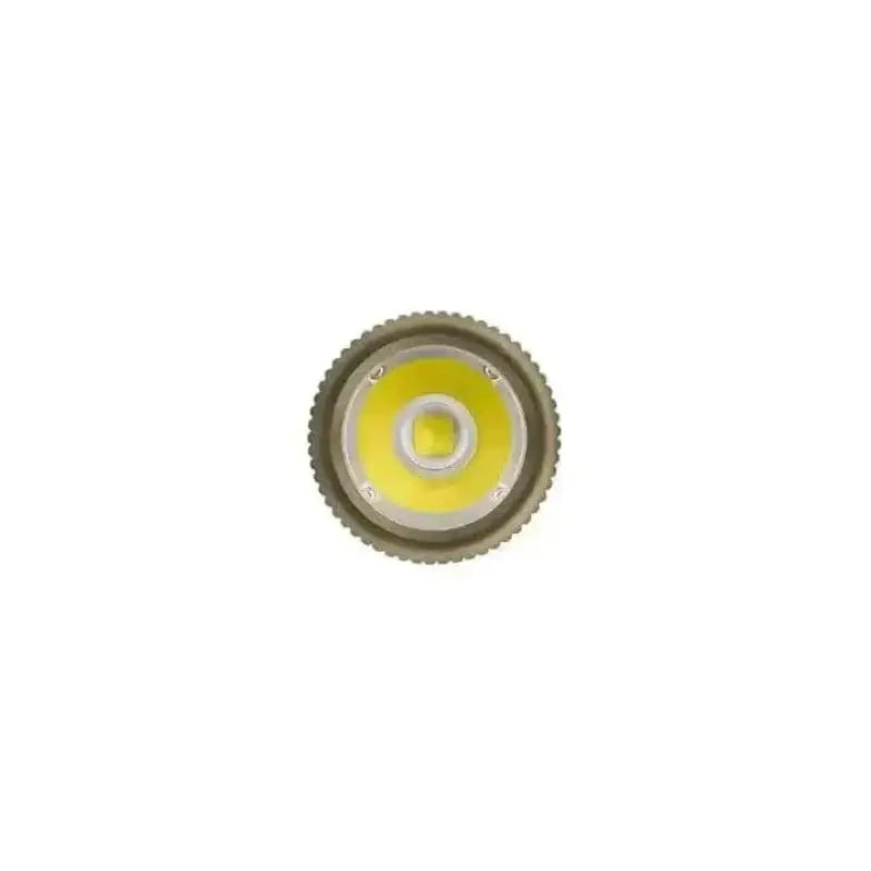 Circular yellow LED light module with textured metal rim for OLIGHT IR2 EOS Keychain Flashlight