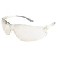 Clear METEL M20 Safety Glasses with wraparound lens and flexible temples for protection