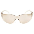 Clear anti-fog Metel M10 Safety Glasses with wraparound lenses and light tint