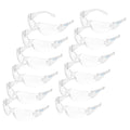 Clear safety glasses for high impact protection with anti-fog clear safety feature