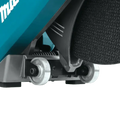 Close-up of Makita GEC01PL4 80V with adjustable roller mechanism and electric brake