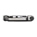Closed silver and black multi-tool from Gerber Gear 1064409 Armbar Trade with limited lifetime warranty