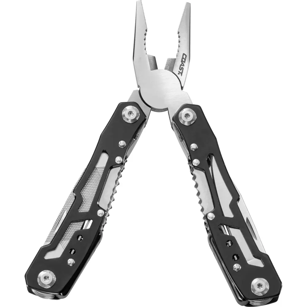 Chief Miller Utility Knives COAST CT220 Multi-Tool Black Handle, Silver Jaws 30846 Apparel