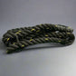 SFE Battle Rope New for First Responders Firefighter Police Training Coiled Black and Yellow