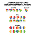 Color combination options for Feniex Quantum 2.0 14-inch Mini Light Bar for first responders