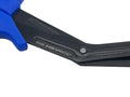 Black and blue handled Compact Trauma Shears Gen 3 by Maratac for emergency use