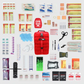 Comprehensive first aid kit for first responders, firefighters, and police in emergencies