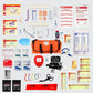 Fully stocked EMT Trauma Kit for first responders, firefighters, and police teams