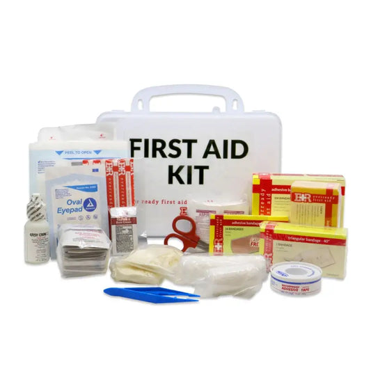 Comprehensive first aid kit for first responders including firefighters and policeteams
