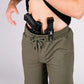 Concealed carry carrier shorts with handgun and magazine storage by Arrowhead Tactical Apparel