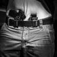 Sig P365-XMACRO inside waistband gas pedal holster with concealed handgun and magazine