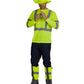 Construction worker in high-visibility gear with UHV503 HiVis Bucket Hat featuring PERIMETER™ Insect Guard